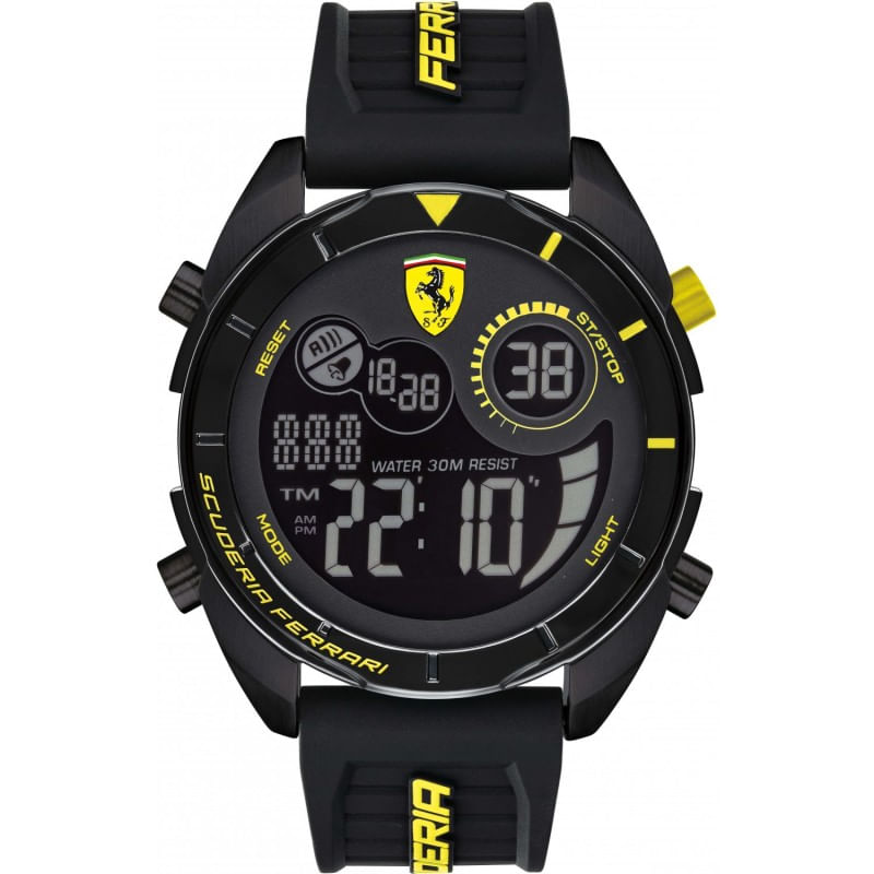 Orologio Ferrari Forza Digitale Giallo Fer0830552 Spazio Lusso