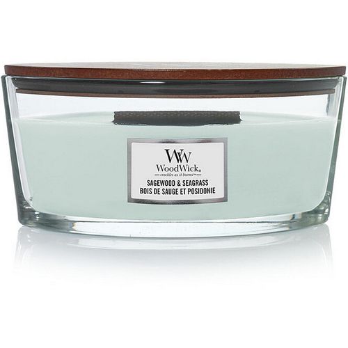 WoodWick Sagewood & Seagrass Ellipse Jar